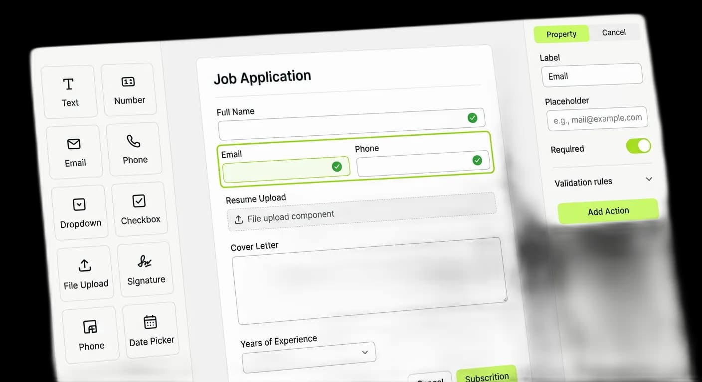 VISUAL EDITOR — DRAG. DROP. REFINE.