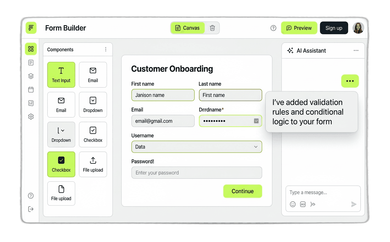 Dokko dashboard — full view